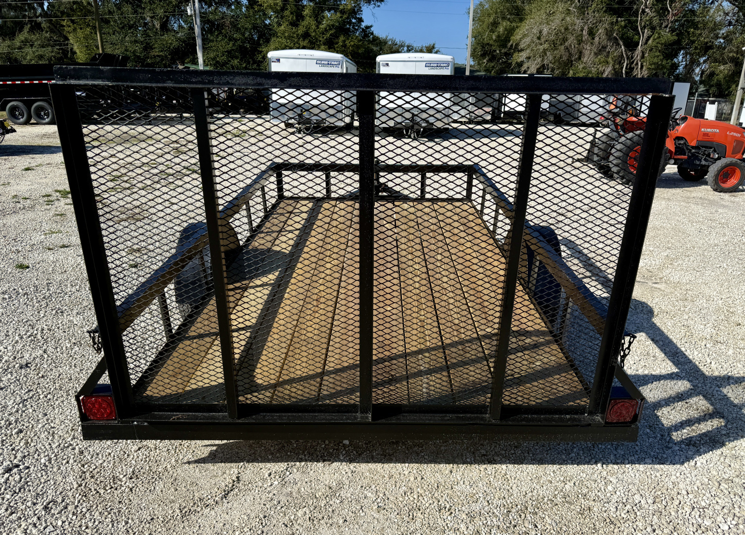 Used 2006 6x12 Loudo Trailers Inc 3K Angle Iron Utility Trailer