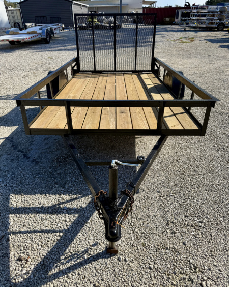 Used 2006 6x12 Loudo Trailers Inc 3K Angle Iron Utility Trailer