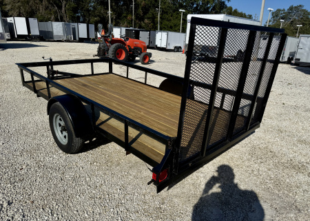 Used 2006 6x12 Loudo Trailers Inc 3K Angle Iron Utility Trailer