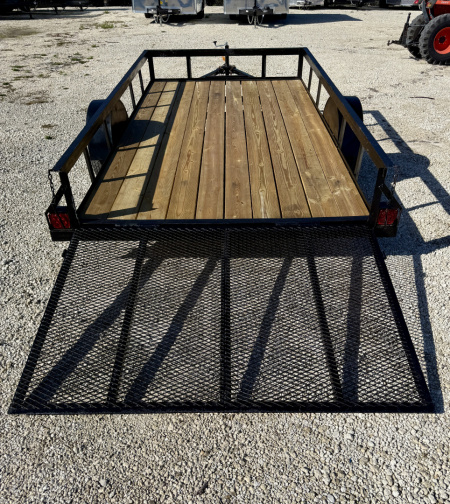 Used 2006 6x12 Loudo Trailers Inc 3K Angle Iron Utility Trailer