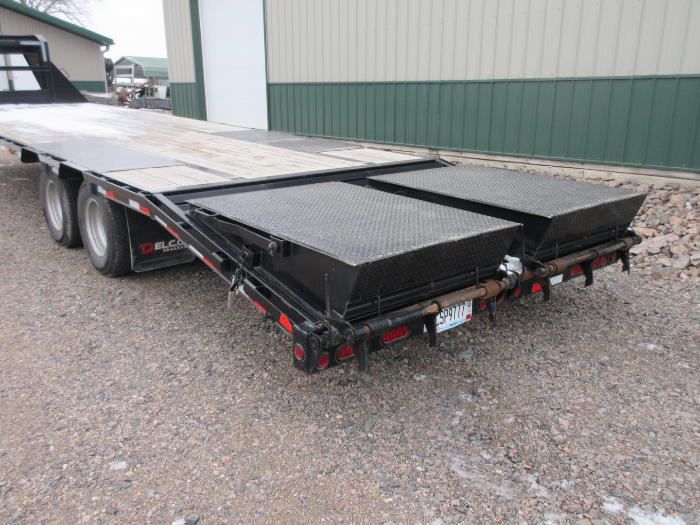 Used 2022 Delco Trailers Delta 32' GN Flatbed Trailer
