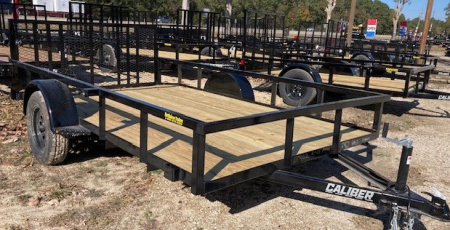 New 2026 Caliber Trailer Mfg 6.06x12 SA Utility Trailer