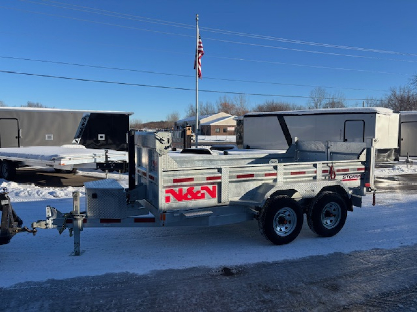 New 2026 N & N 6x12 10K Dump Trailer