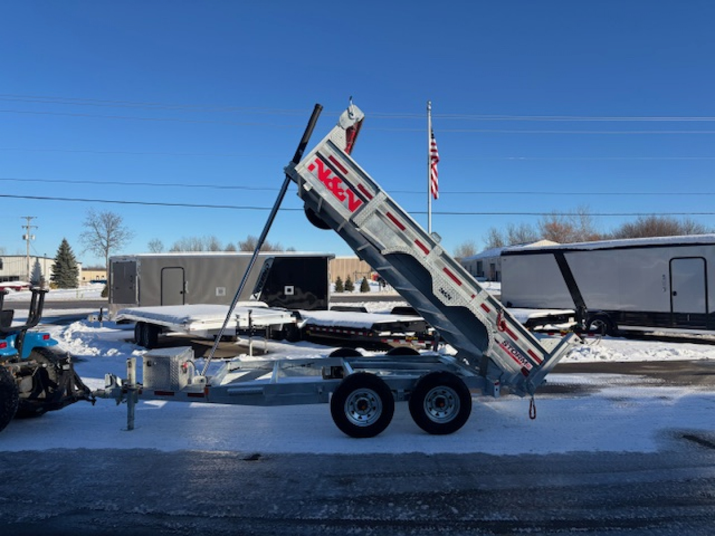 New 2026 N & N 6x12 10K Dump Trailer