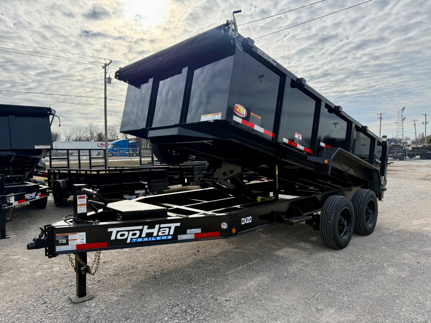 New 2026 Top Hat Trailers DX20-16x83 Dump Trailer (Super Singles)