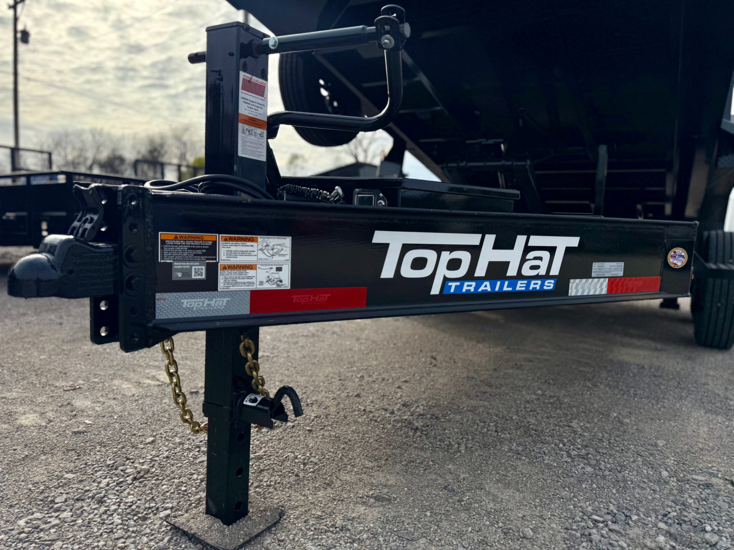 New 2026 Top Hat Trailers DX20-16x83 Dump Trailer (Super Singles)