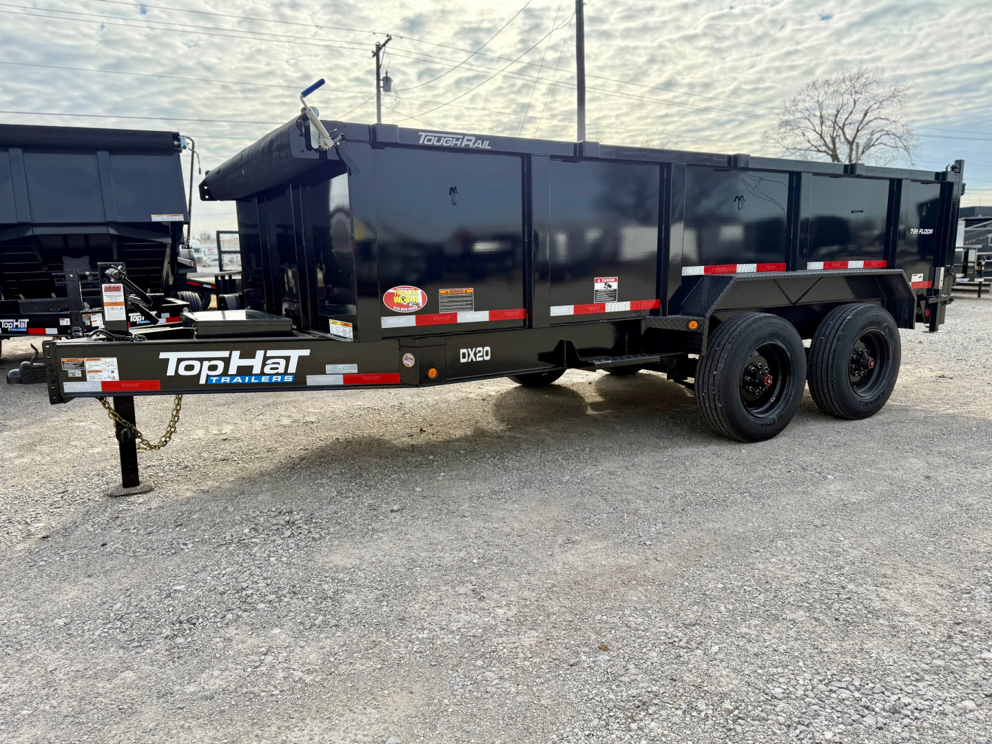 New 2026 Top Hat Trailers DX20-16x83 Dump Trailer (Super Singles)