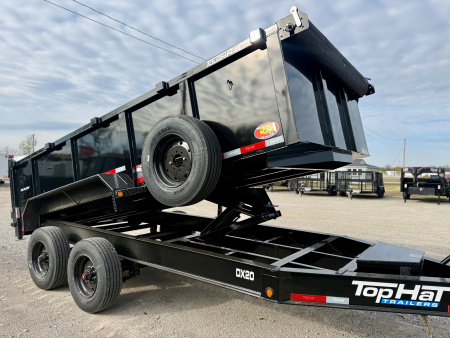 New 2026 Top Hat Trailers DX20-16x83 Dump Trailer (Super Singles)