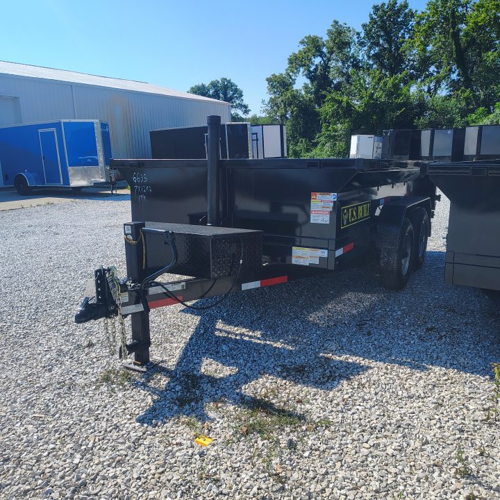 New 2026 U.S Built/Texas Pride Trailers 7x12x2 TA, 14k Axles Dump Trailer