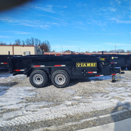 New 2025 Texas Pride Trailers 7x12x2 TA, 14k Axles Dump Trailer