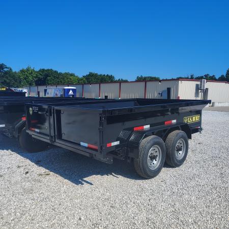 New 2026 U.S Built/Texas Pride Trailers 7x12x2 TA, 14k Axles Dump Trailer