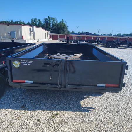 New 2026 U.S Built/Texas Pride Trailers 7x12x2 TA, 14k Axles Dump Trailer