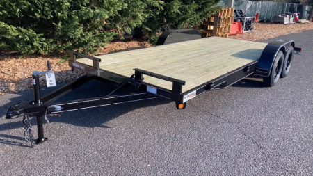 New 2026 P & T Trailers 18 wood deck Car Hauler