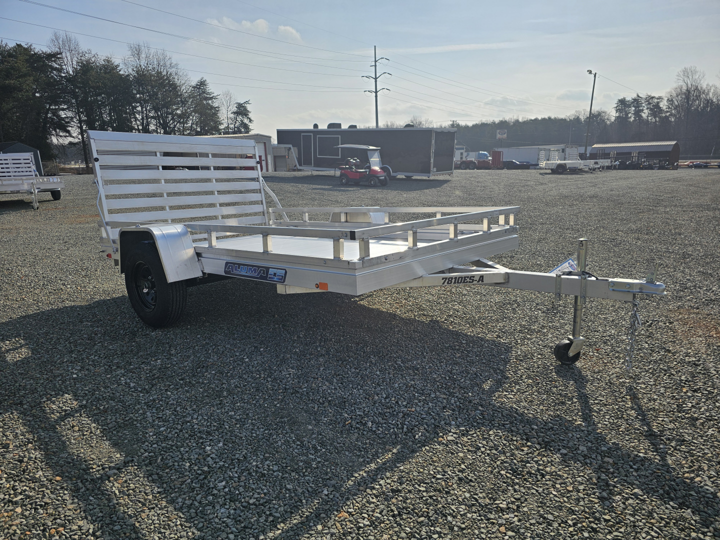New 2026 Aluma 7810ES Utility Trailer