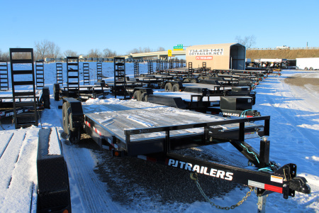 New 2026 PJ Trailers 20 FR 14K GVWR Equipment Trailer