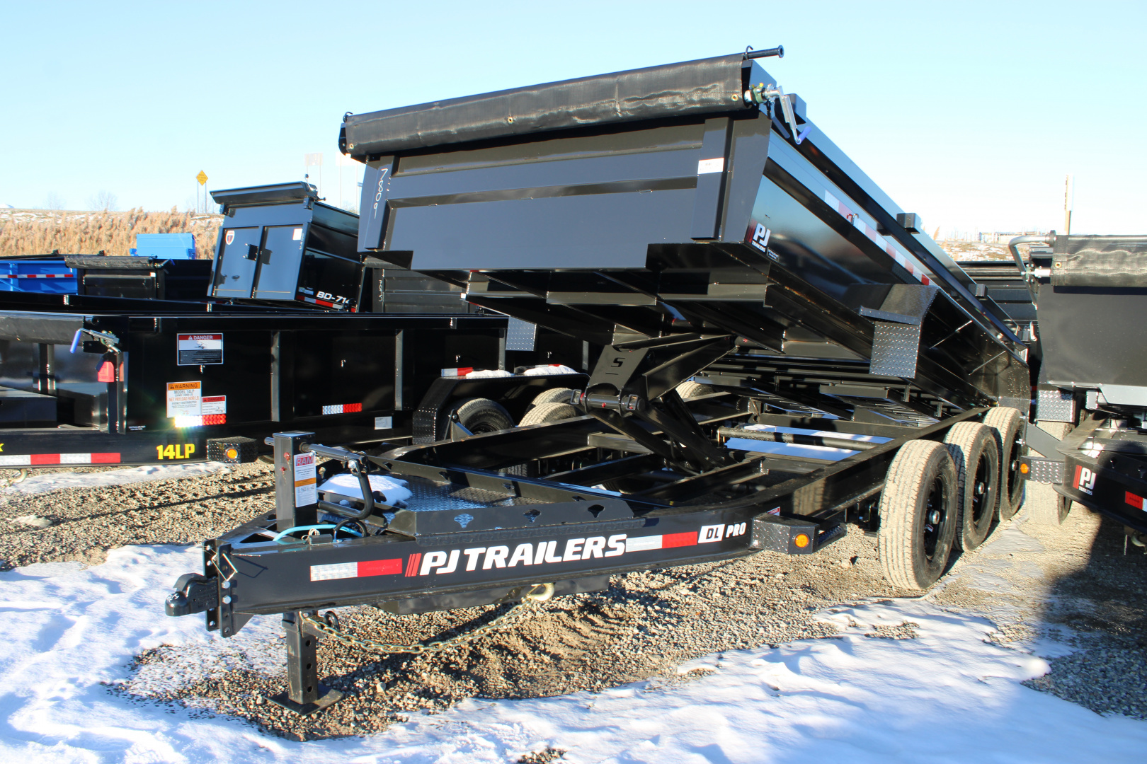 New 2026 PJ Trailers 16' DL 21K GVWR Dump Trailer