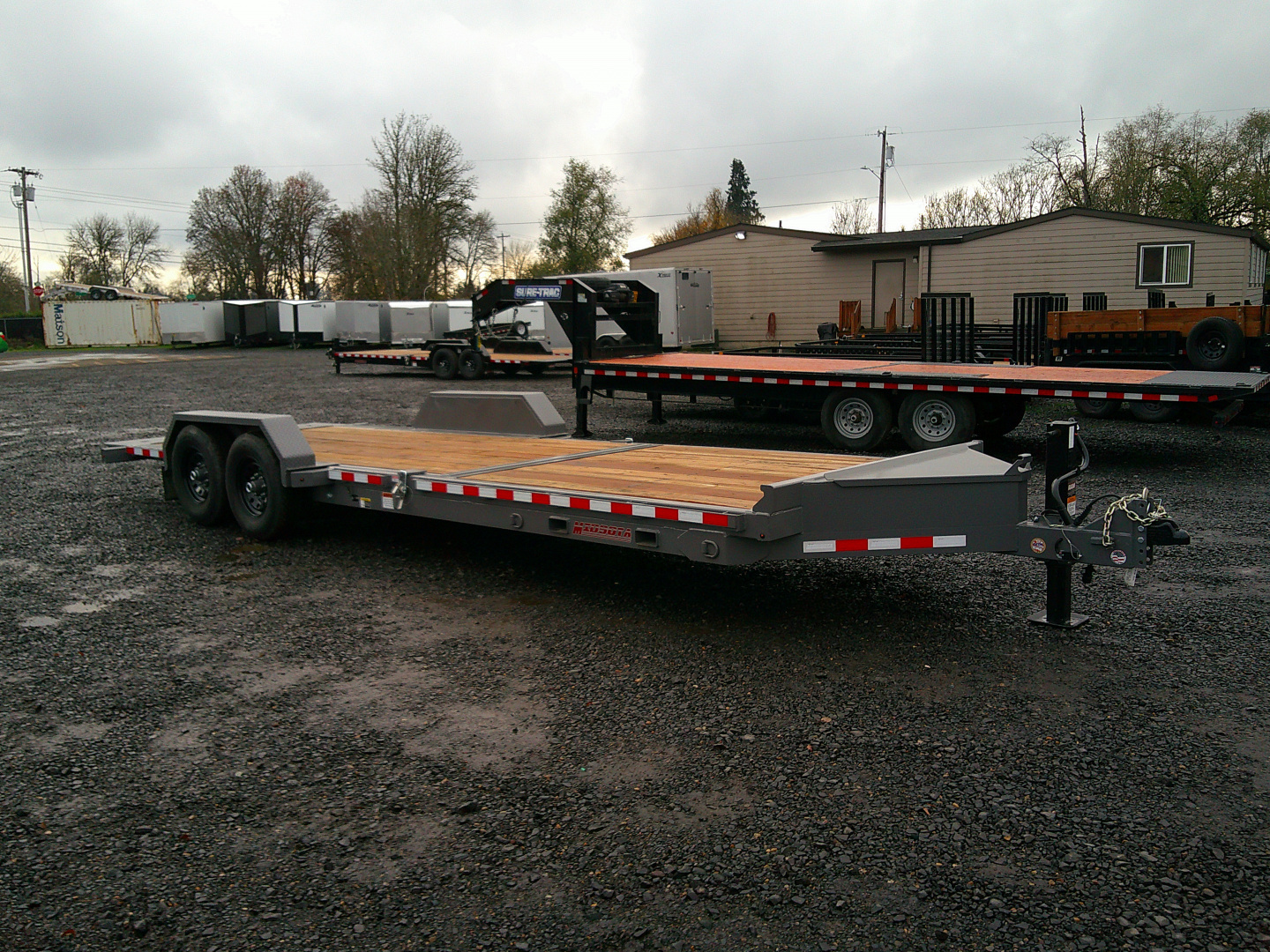 New 2026 Midsota 7x24 ( 16+8) Split Tilt Equipment Trailer