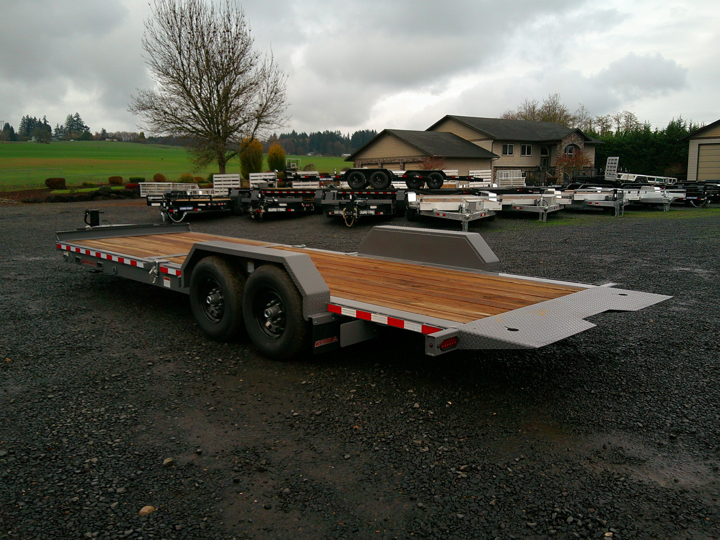 New 2026 Midsota 7x24 ( 16+8) Split Tilt Equipment Trailer