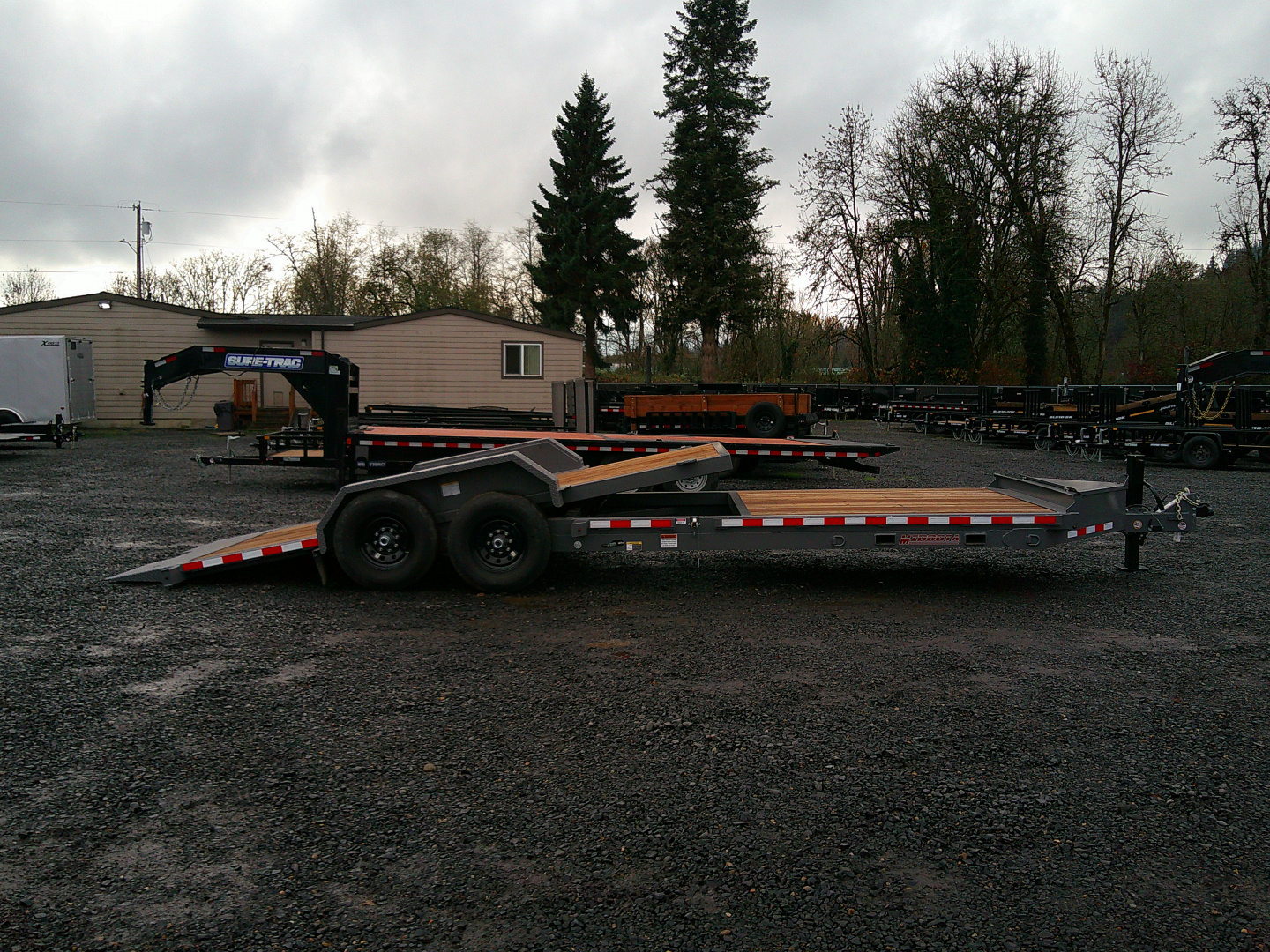 New 2026 Midsota 7x24 ( 16+8) Split Tilt Equipment Trailer