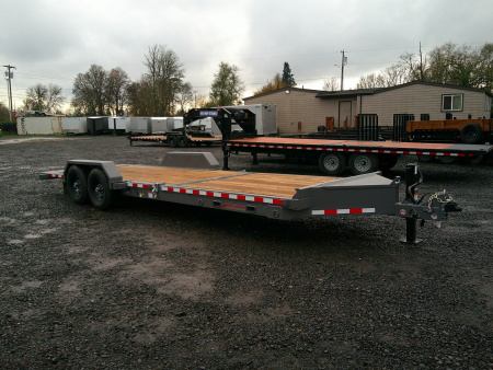 New 2026 Midsota 7x24 ( 16+8) Split Tilt Equipment Trailer