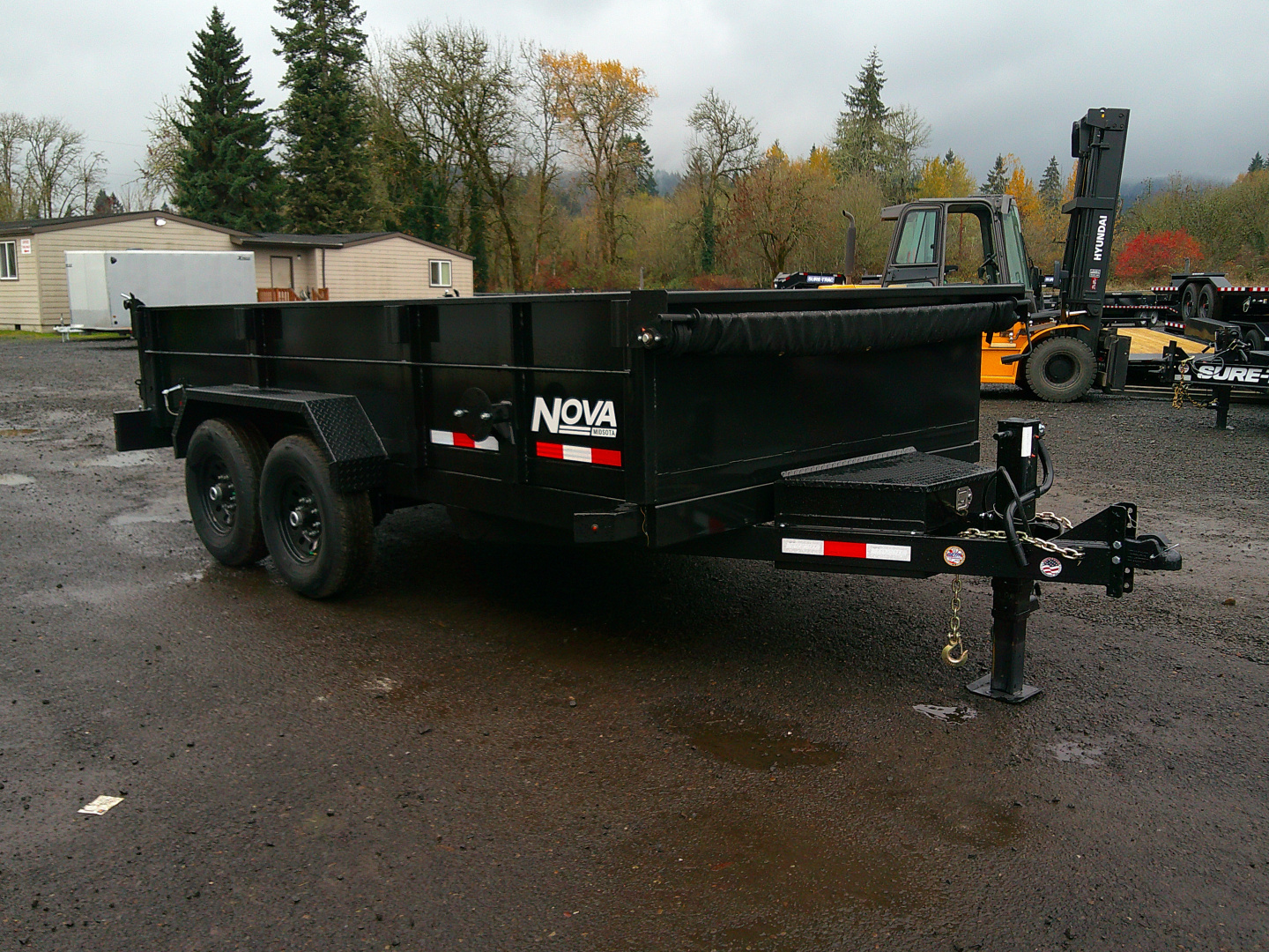 New 2026 Midsota 7x14 Dump Trailer 14K