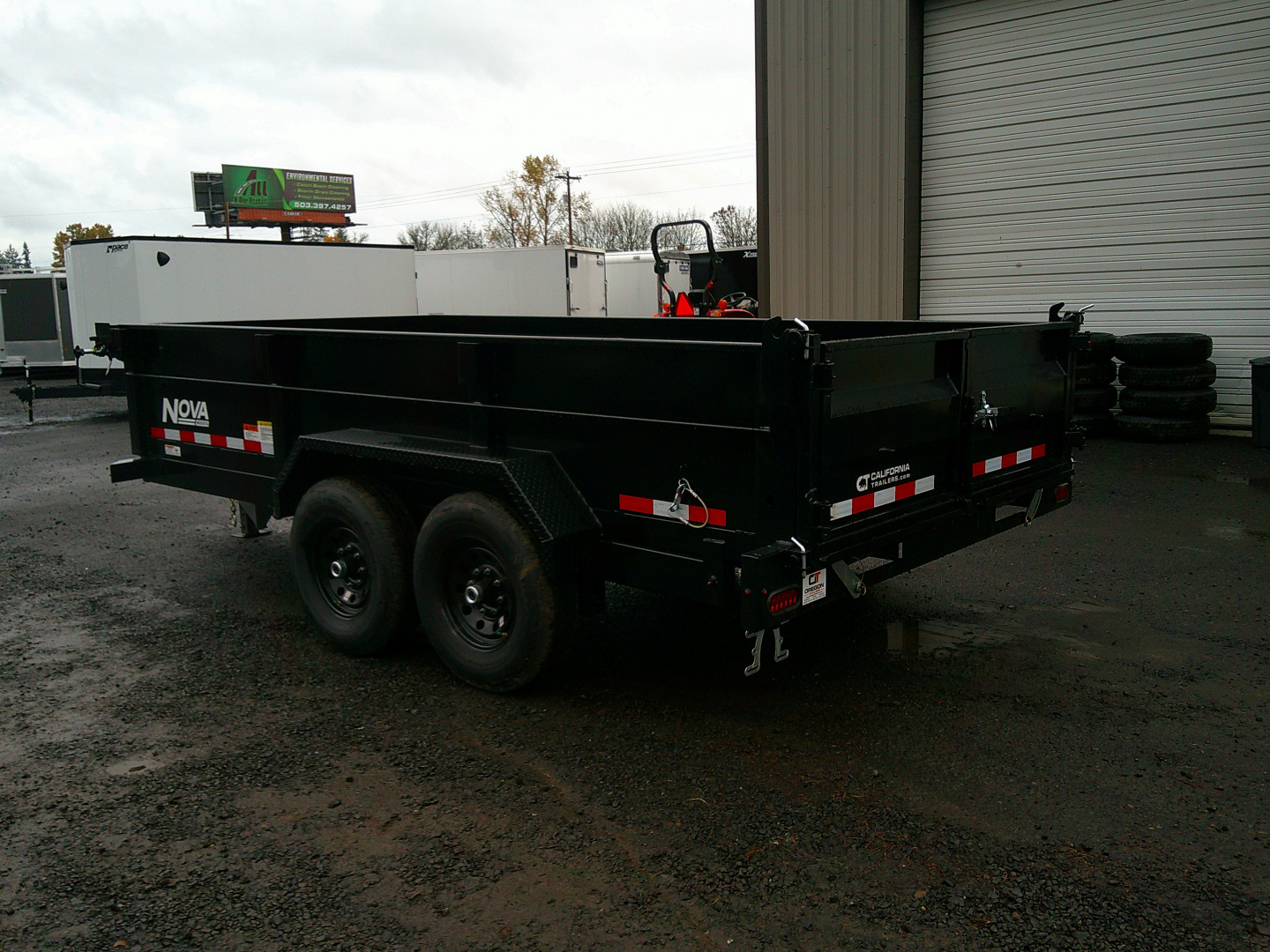 New 2026 Midsota 7x14 Dump Trailer 14K