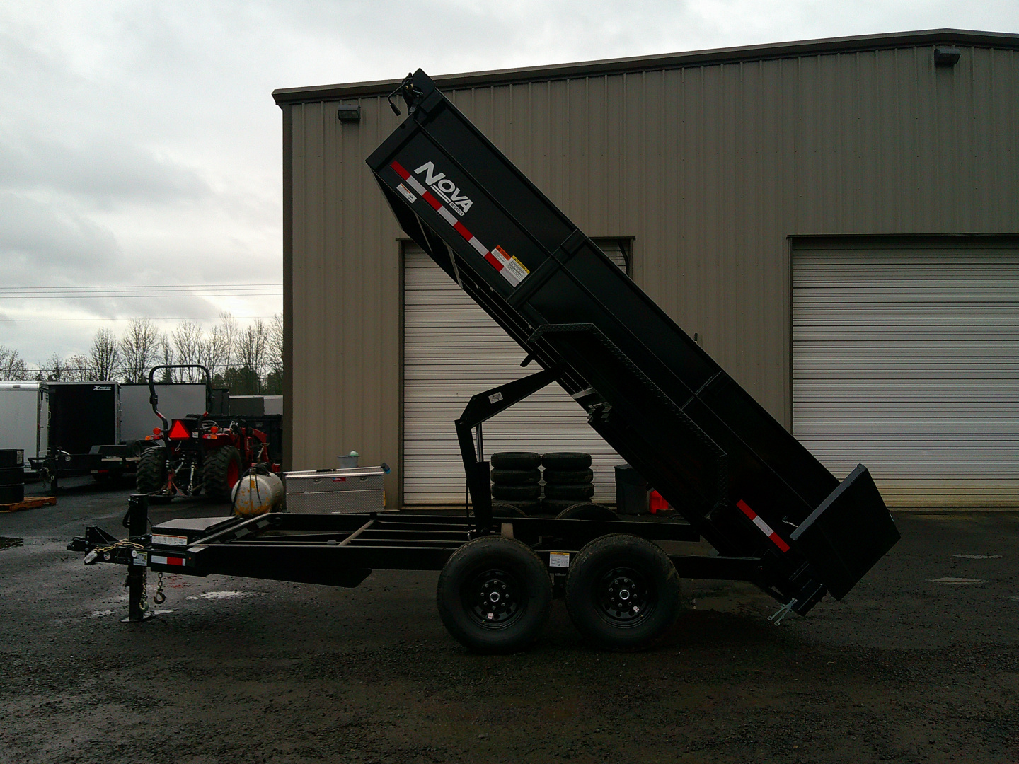 New 2026 Midsota 7x14 Dump Trailer 14K