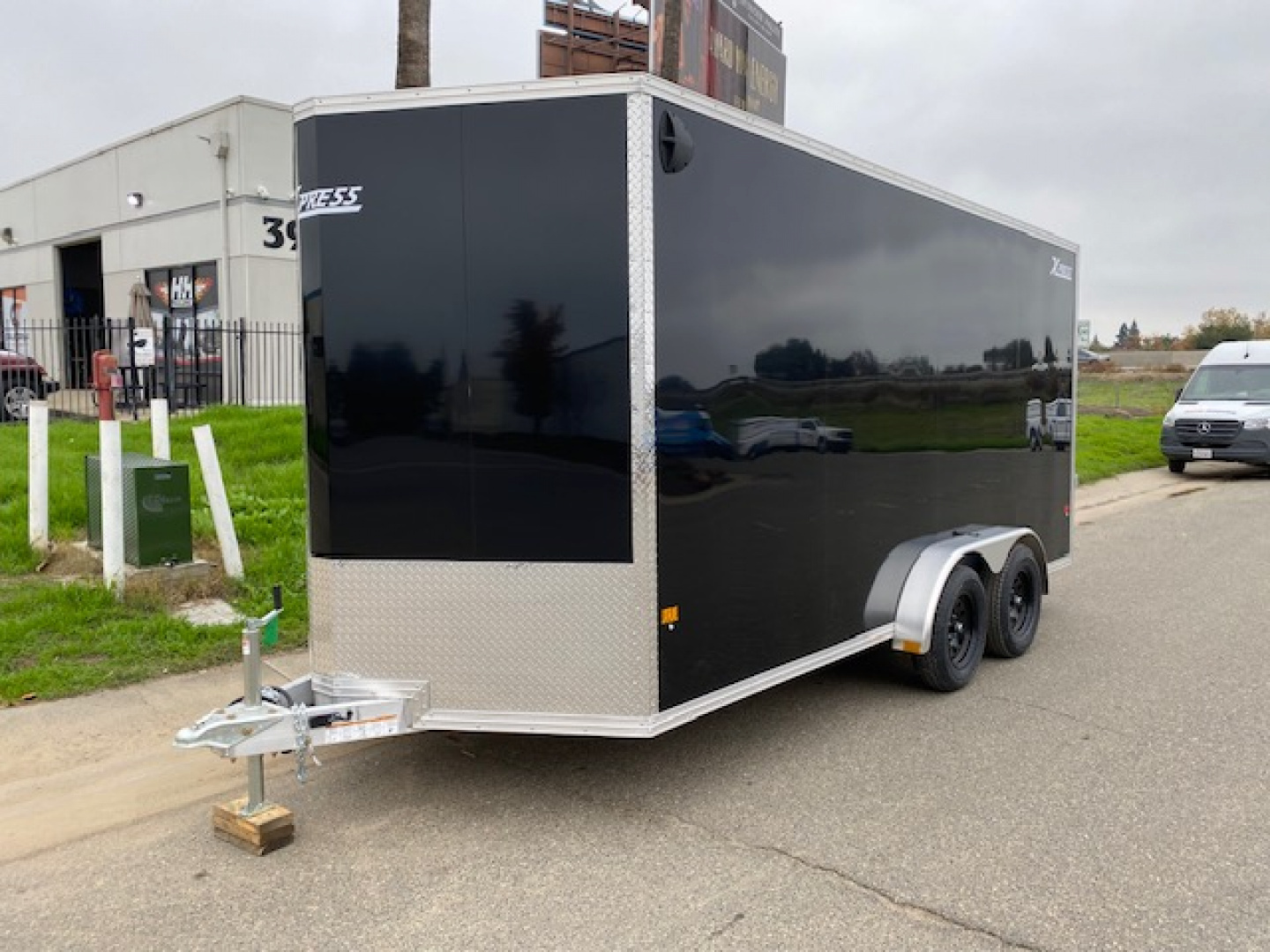 New 7.4X16 Tandem Axle 7K Enclosed Cargo