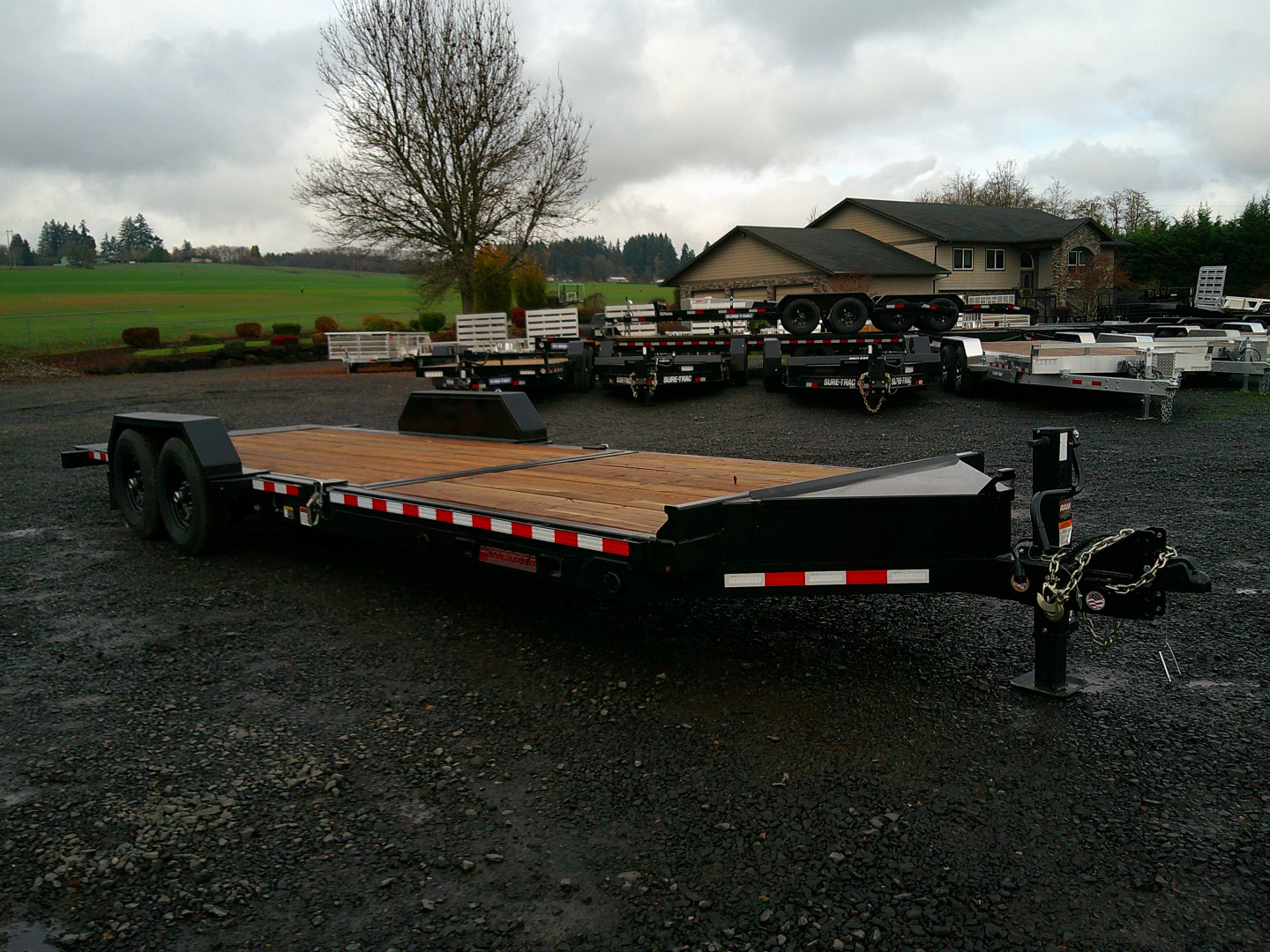 New 2026 Midsota 7x24 ( 16+8) Split Tilt Equipment Trailer