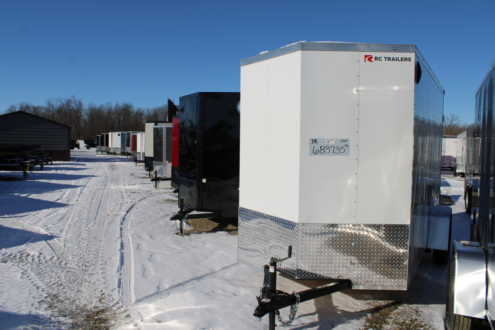 New 2026 RC Trailers 6X12 + 12" RWT Cargo / Enclosed Trailer