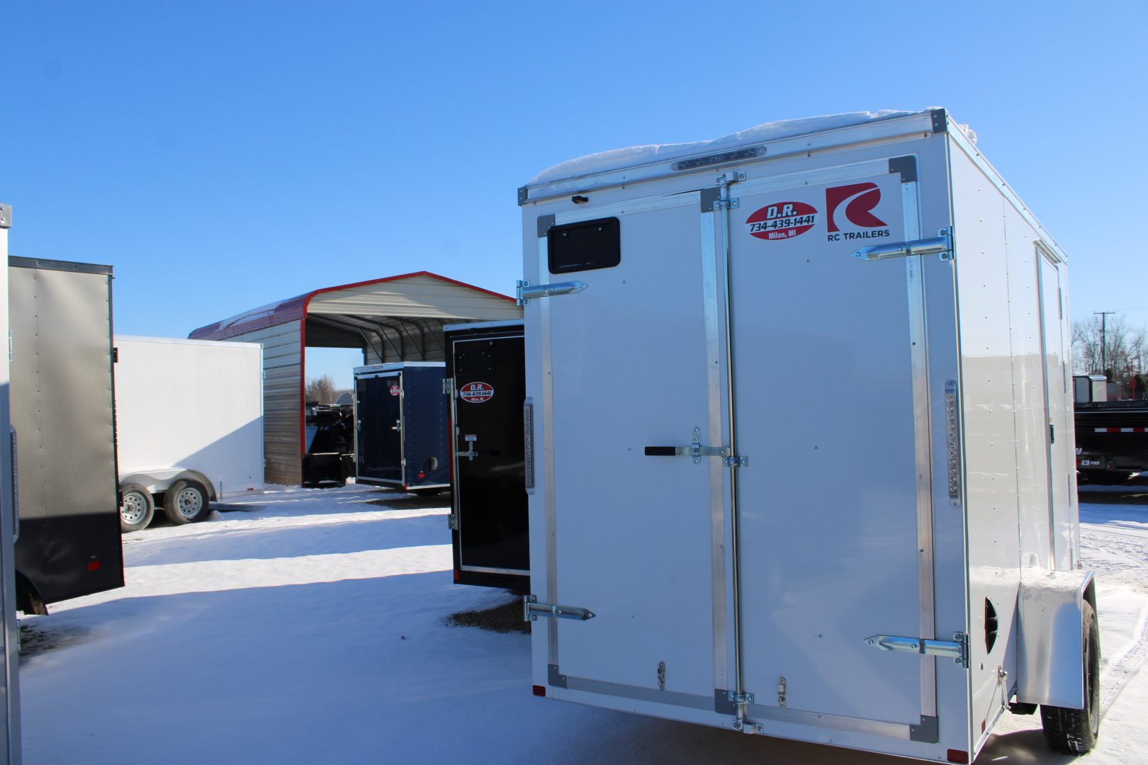 New 2026 RC Trailers 6X12 + 12" RWT Cargo / Enclosed Trailer