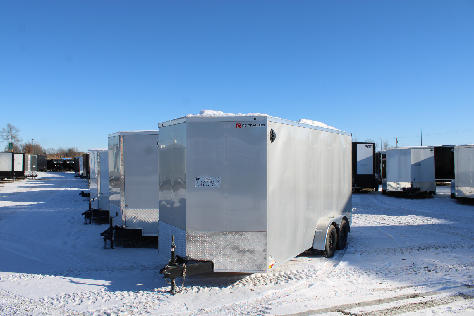 New 2026 RC Trailers 7X16 + 12" RWT Cargo / Enclosed Trailer