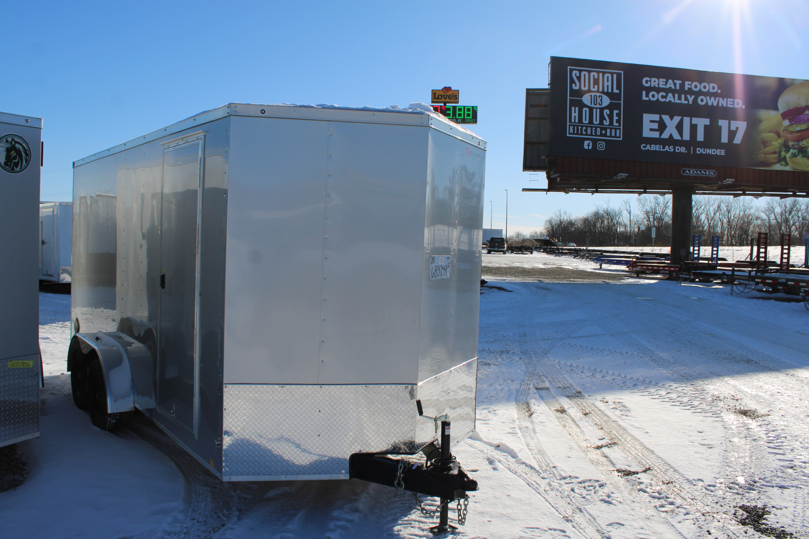 New 2026 RC Trailers 7X16 + 12" RWT Cargo / Enclosed Trailer