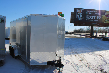 New 2026 RC Trailers 7X16 + 12" RWT Cargo / Enclosed Trailer