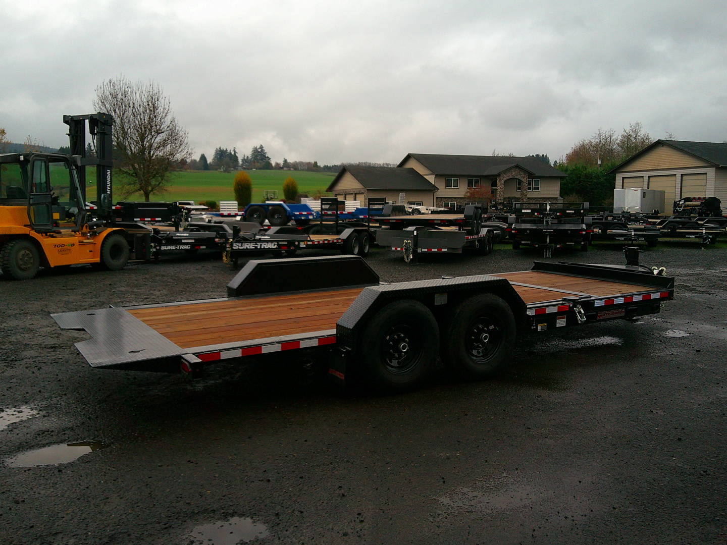 New 2026 Midsota 7x20 (16+4) Split Tilt Equipment Trailer