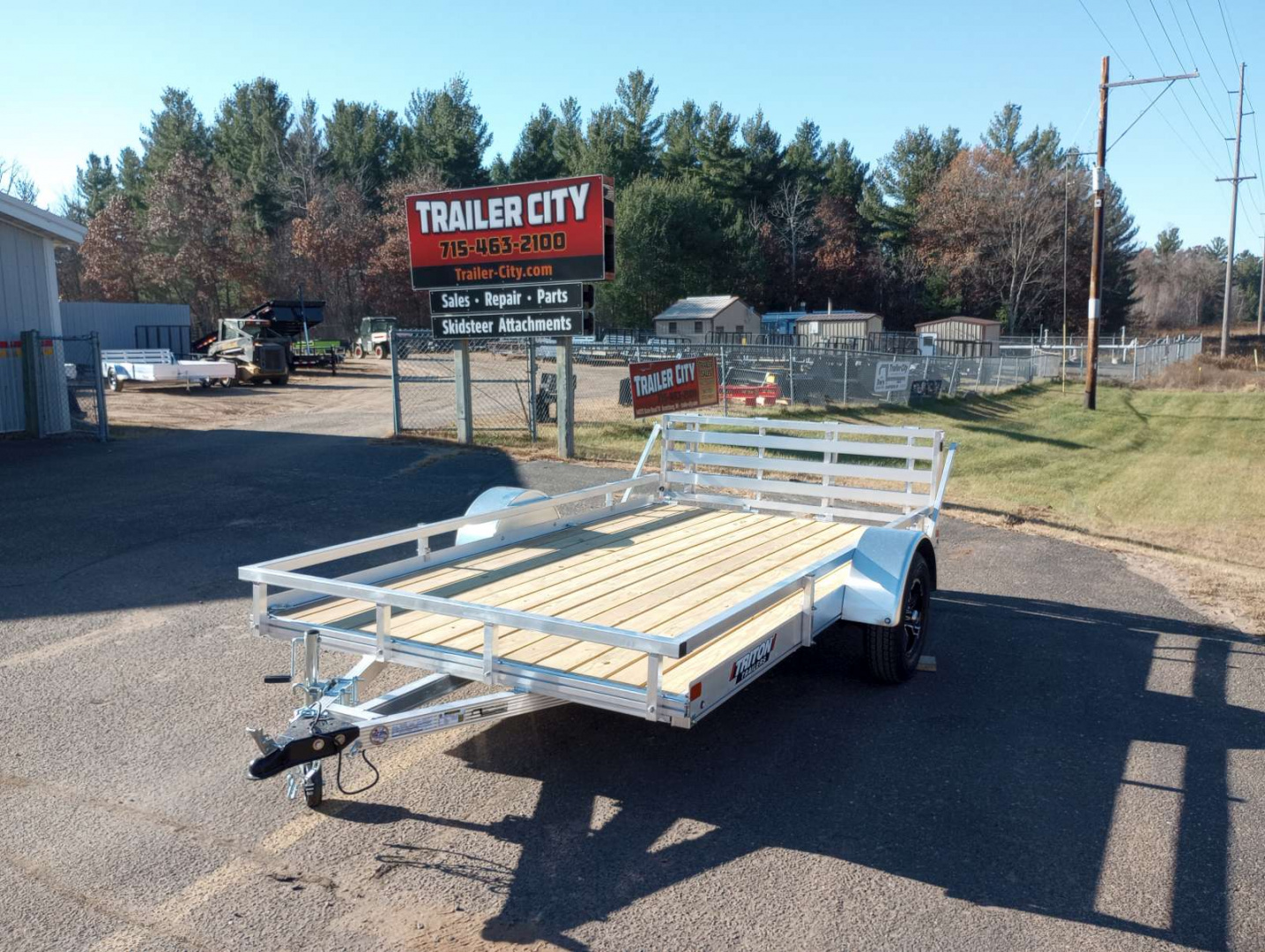 New 2026 Triton Trailers FIT1281-P 12'X81" Utility Trailer