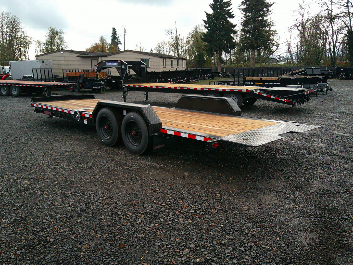 New 2026 Midsota 7x24 (18+8) Split Tilt Equipment Trailer