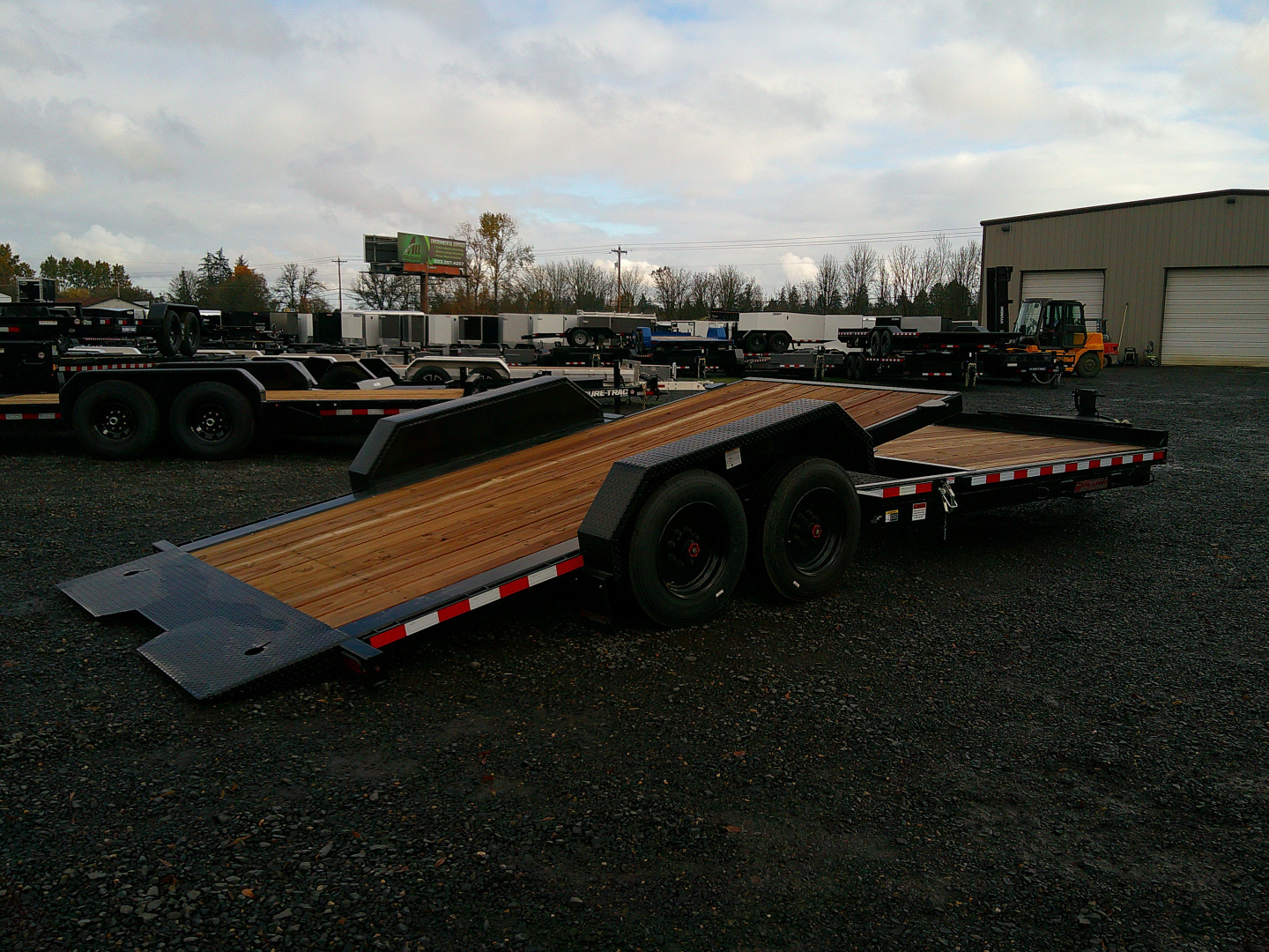 New 2026 Midsota 7x24 (18+8) Split Tilt Equipment Trailer