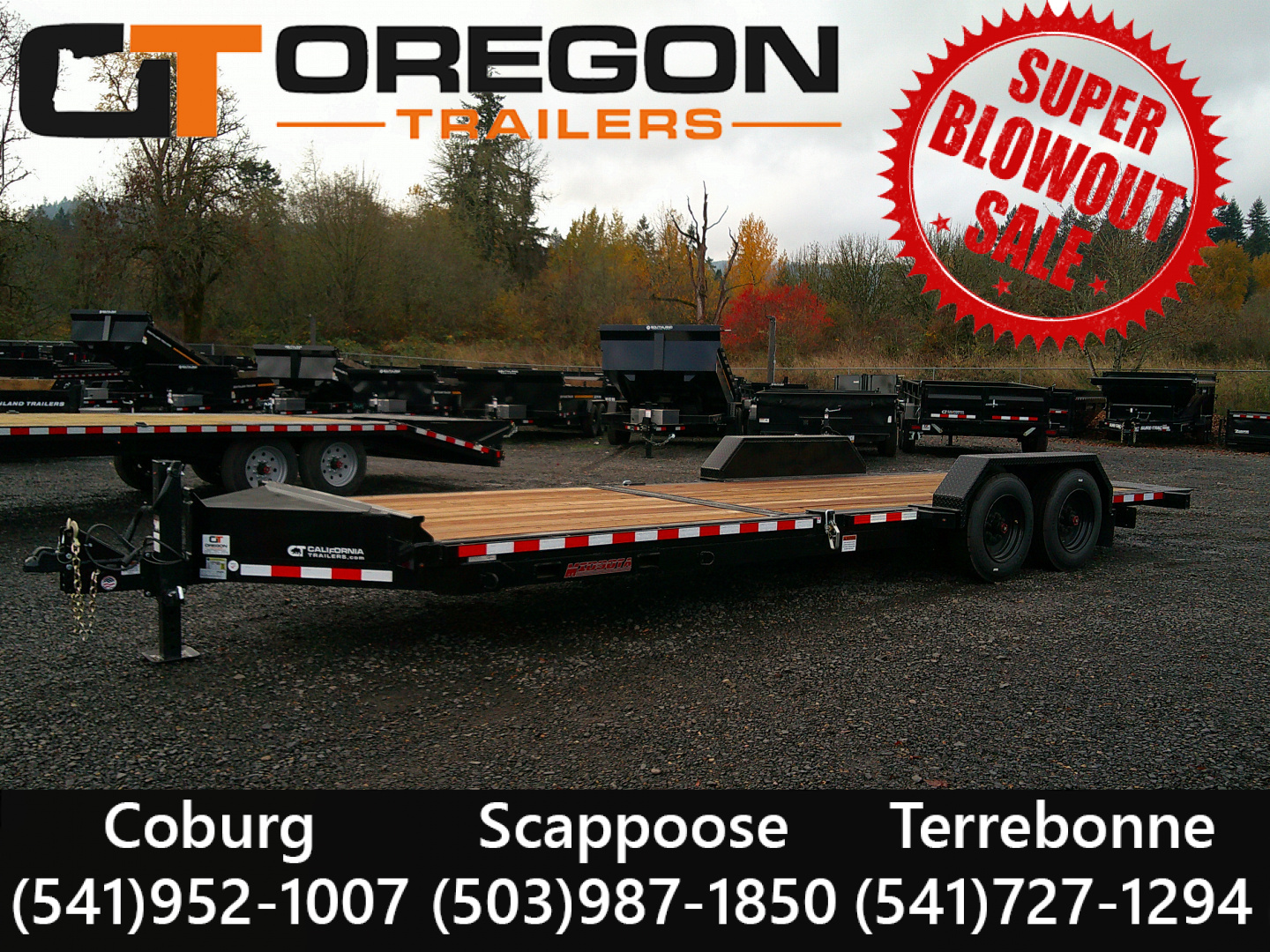 New 2026 Midsota 7x24 (18+8) Split Tilt Equipment Trailer