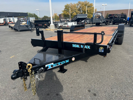 New 2026 Teton Trailer 83X22 Equipment Trailer Tilt