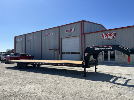 New 2026 PJ 102 x40' GN Low-Pro Flatbed w/ Singles - LS