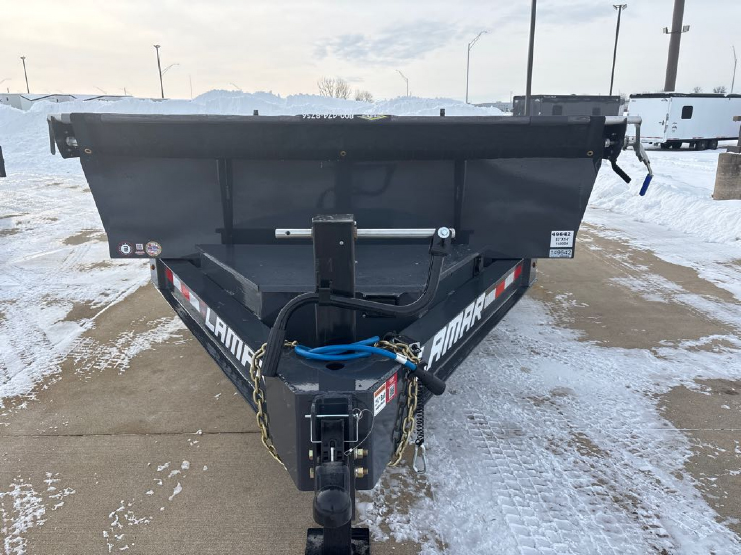 New 2026 Lamar Trailers DL831427-24 Dump Trailer