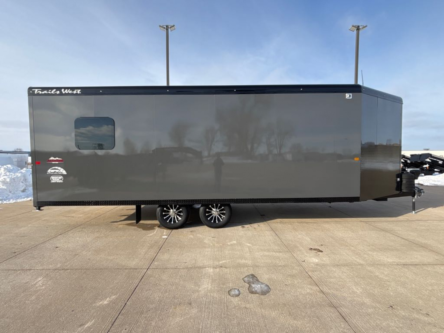 New 2026 Trails West RPM BP 28FT Snowmobile Trailer