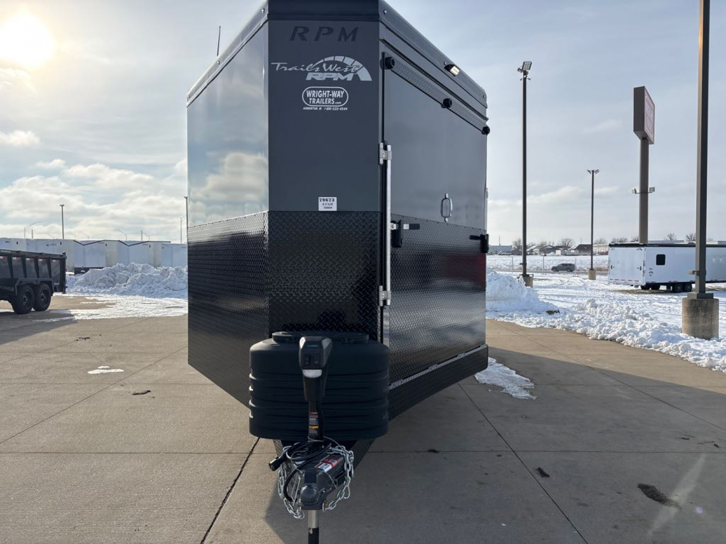 New 2026 Trails West RPM BP 28FT Snowmobile Trailer
