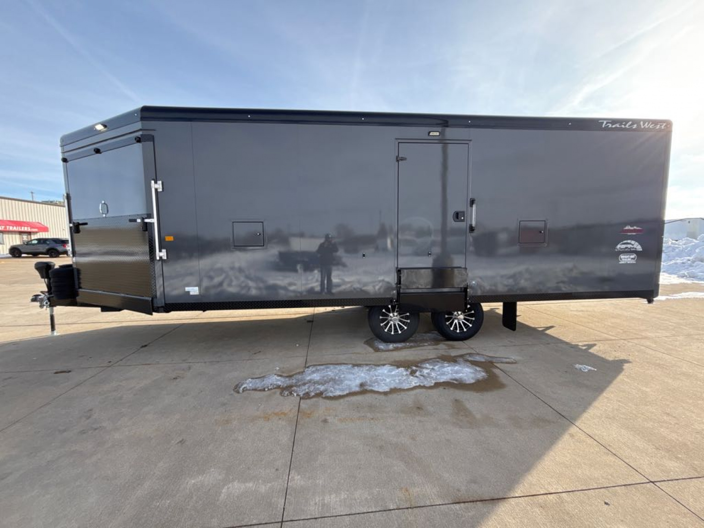 New 2026 Trails West RPM BP 28FT Snowmobile Trailer