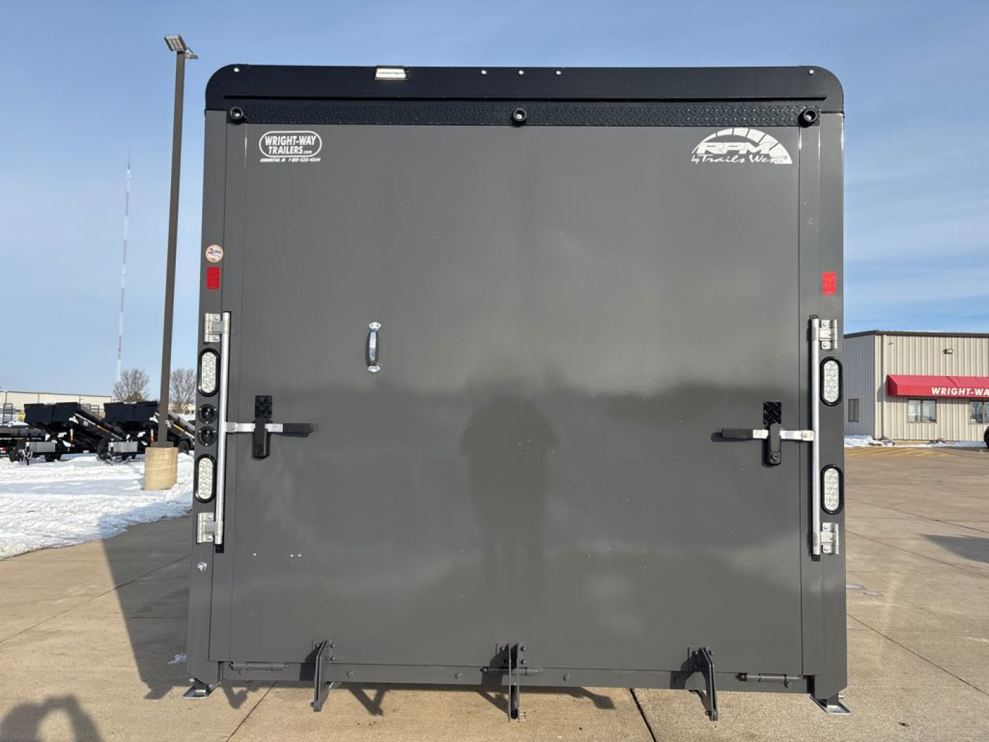 New 2026 Trails West RPM BP 28FT Snowmobile Trailer