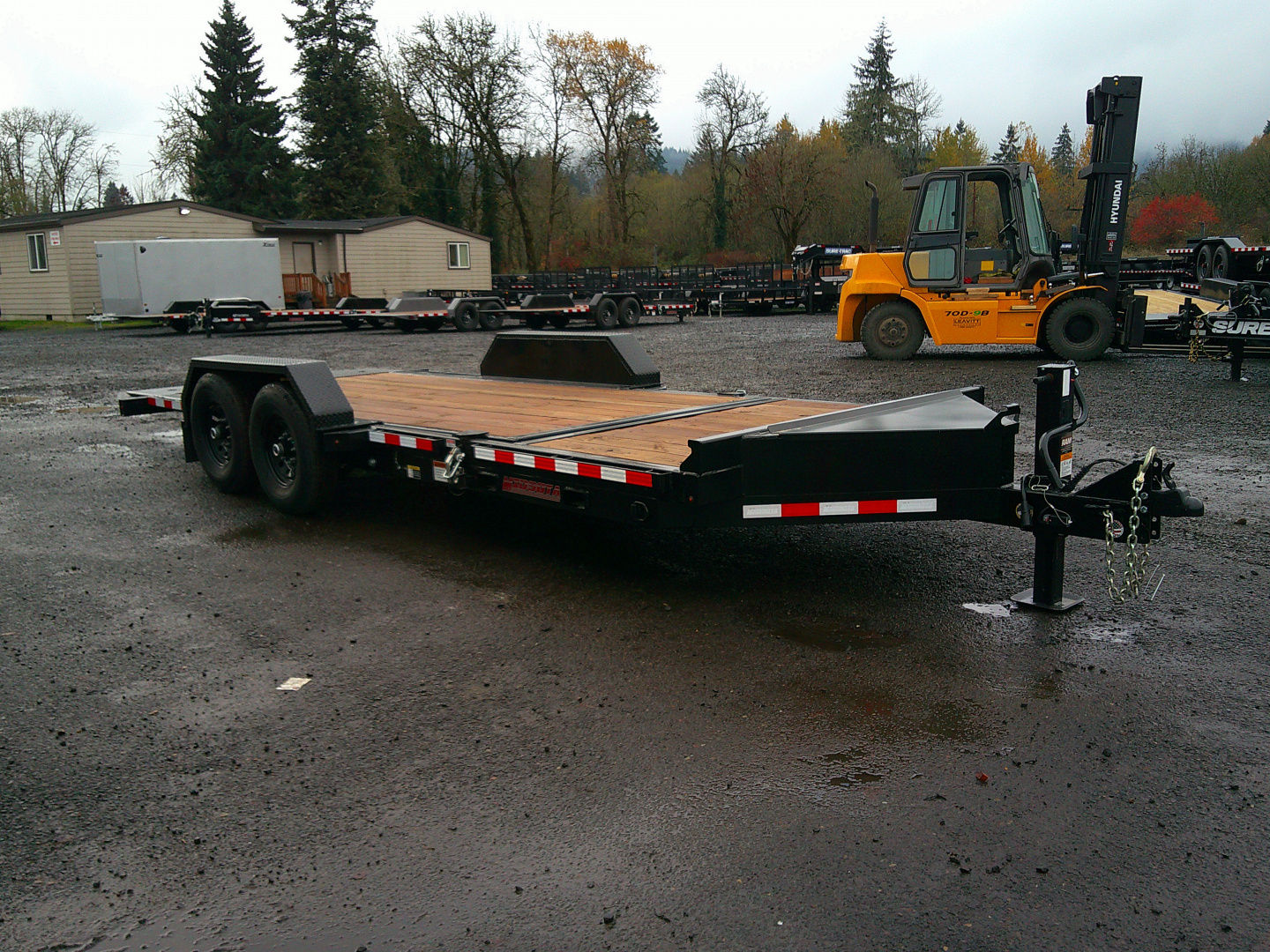 New 2026 Midsota 7x20 (16+4) Split Tilt Equipment Trailer