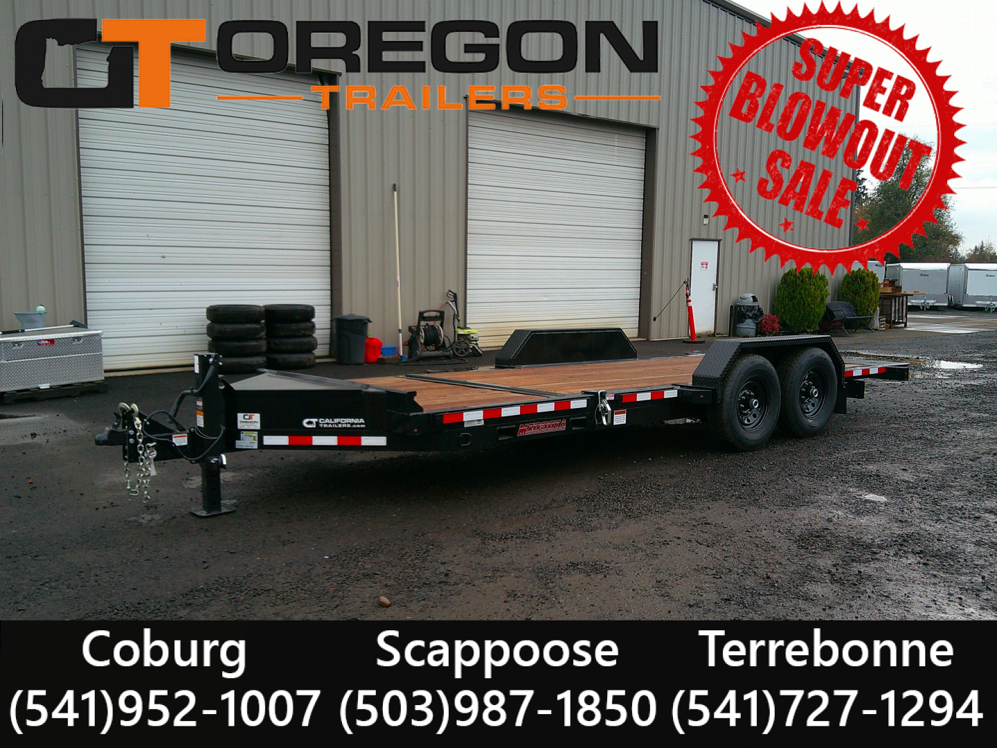 New 2026 Midsota 7x20 (16+4) Split Tilt Equipment Trailer