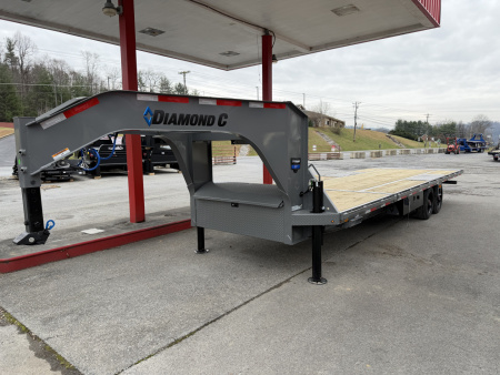New 2026 Diamond C DET210 DECK OVER POWER TILT TRAILER WITH HYDRO JACKS & REMOTE