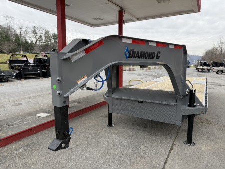 New 2026 Diamond C DET210 DECK OVER POWER TILT TRAILER WITH HYDRO JACKS & REMOTE